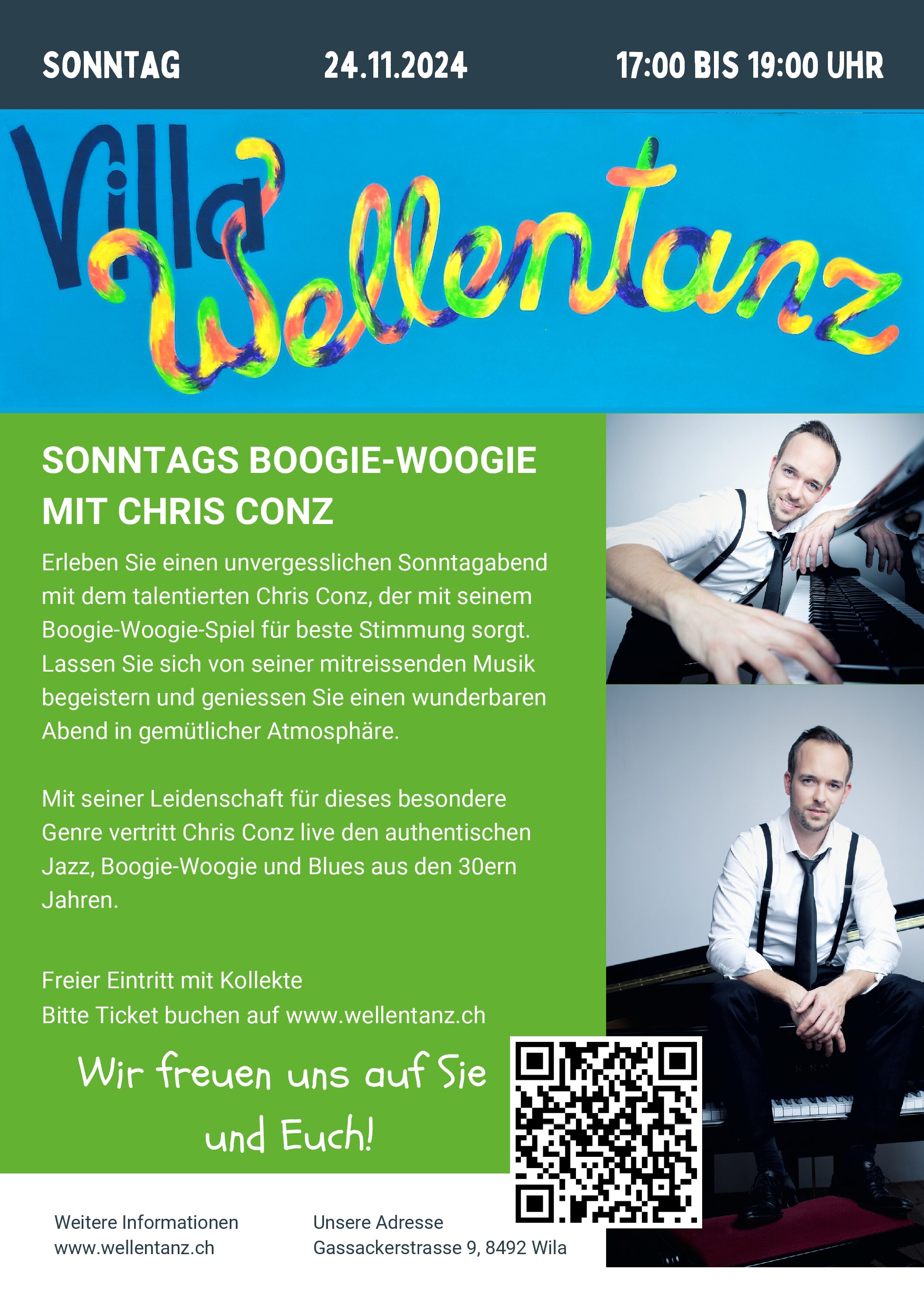 Sonntags Boogie-Woogie mit Chris Conz