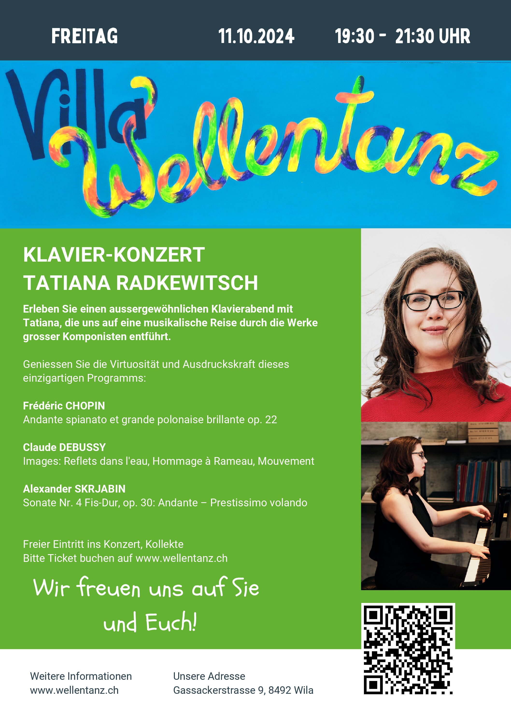 Klavier-Konzert mit Tatiana Radkewitsch